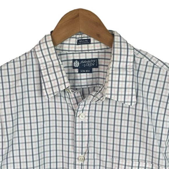 BF1225 Men’s J. Crew Haberdashery 80s 2 Ply Button Down Dress Shirt 16-16.5 L - Picture 3 of 5